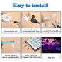LED Strip Lights 36ft RGB Color Changing SMD 5050 396LEDs Flexible LED Tape Light Kit 36leds/m with 44 Key IR Remote Controller and 24V Power