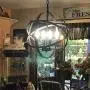 Lika 4-Light Chandelier 15.7'' Farmhouse Rustic Industrial Pendant Lighting with Metal Spherical Shade Black Chandeliers for Dining Room, Kitchen, Foyer Lika 4-Light Chandelier 15.7'' Farmhouse Rustic Industrial Pendant Lighting with Metal Spherical Shade Black Chandeliers for Dining Room, Kitchen, Foyer