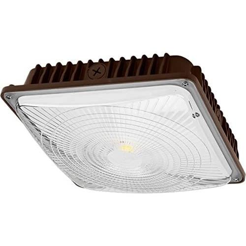CYLED 120W LED Canopy Light Industrial Waterproof Explosion-Proof Outdoor High Bay Balcony Car Park Lane Gas Station Ceiling Light Equivalent 550W HID/HPS 16000 Lm 6000K DLC Qualified