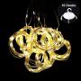 SUPERNIGHT LED Curtain Lights, Newest Window Curtain Twinkle Lights Warm White for Bedroom, Wedding, Parties, Christmas and Decorations (9.8 x 9.8 ft, 300LEDs, 8 Modes)