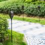 newvivid Star Moon Solar Lights Decorative Solar Lamps Garden Stake Light, Solar Lights Outdoor Garden Stake Light for Pathway Yard Lawn Patio Bronze 2 Pcs