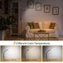 Vorally Floor Lamp for Living Room Bedroom Craft LED Floor Lamps Remote and Touch Control, Dimmable Reading Standing Lamp Adjustable Long Lifespan 1000 Lumen 3 Color Temperature 8W