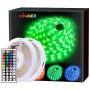 MINGER Led Strip Lights 32.8ft, for Home, Kitchen, Bedroom, Dorm Room, Remote Control, RGB