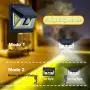 5 Pack LED Solar Wall Pack Light,Waterproof Motion Sensor Light Solar Wall Light Security Night Light for Outdoor Garden Patio Front Door,Backyard, Garage,Porch(5 Pack)
