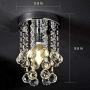 Sefinn Four Modern Crystal Chandelier Mini Flush Mount Crystal Chandelier Light for Kitchen Bathroom Dining Room Foyer Entryway Height 9 inch Flush Mount Diameter 6 inch