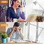 Hisoo 9W LED Full Spectrum Light Bulb Light Therapy Lamp Bulb High CRI Cool White Natural Sunlight Bulb Eye-Care Dimmable Light Lamp Happy Light for Study Office Bedroom Living Room (4pack)