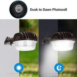 DEWENWILS LED Barn Light Dusk to Dawn, 50W 6000lm LED Outdoor Lighting with Photocell, 5000K Daylight, Replace Up to 500W Incandescent, Ultra Bright Yard Light for Outdoor Security, Area Lighting