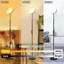 Arzerlize Floor Lamp, 30W 2500 lumens Height Adjustable LED Modern Torchiere Stepless Dimmable Multi Color Temperatures Super Bright Floor Lamps for Living Room Bedroom Office with Remote Control