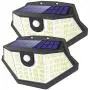 Solar Lights Outdoor Super Bright 194 LED, Solar Wireless Motion Sensor Lights Outdoor, IP65 Waterproof Wall Light, Easy Install Security Lights, for Front Door Garden Patio Pathway Yard(2 Pack) Solar Lights Outdoor Super Bright 194 LED, Solar Wireless Motion Sensor Lights Outdoor, IP65 Waterproof Wall Light, Easy Install Security Lights, for Front Door Garden Patio Pathway Yard(2 Pack)