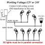 ZUCKEO 5W LED Landscape Lights 12V 24V Garden Lights Waterproof Warm White Walls Trees Flags Outdoor Landscape Spotlights with Stakes (8 Pack) ZUCKEO 5W LED Landscape Lights 12V 24V Garden Lights Waterproof Warm White Walls Trees Flags Outdoor Landscape Spotlights with Stakes (8 Pack)
