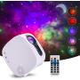 Star Galaxy Projector Night Light, AMORNO Ocean Wave Starry Projector with Bluetooth Music Speaker, Led Nebula Cloud for Baby Kids Bedroom/Game Rooms, Night Light Ambiance for Party