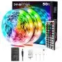 Daybetter 5050 RGB Infrared Remote Control Color Changing 50ft Led Strip Lights