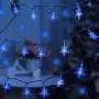 amadecohome Star String Lights, 100 LED Fairy Lights Plug in, Waterproof Christmas Decorations Lights for Indoor, Outdoor, Wedding Party, Christmas Tree, Bedroom (Blue)