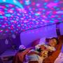 Shayson Star Night Light Projector, Remote Control Projector Night Light for Kids Bedrooms, 8 Colors Changing Options Projector, 360 Degree Rotating Baby Night Light with Timer & Music