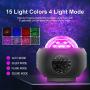 Star Projector Night Light, Galaxy Star Night Light Projector Ocean Wave Projector for Bedroom, Game Rooms, Home Theatre, Night Light Party Decor Gifts Ambiance with Bluetooth Speaker & Remote Control