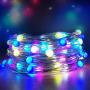 Christmas 32.8ft LED Fairy Strip Lights,Smart Led Lights Strips Compatible with Alexa/Google Home, Ir Remote APP Control Music Sync Color Changing USB Fairy String Lights for Bedroom, Home Decoration