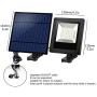 Solar Lights Outdoor Street Flood Light with 16FT Extension Cord Solar Lamp Security Landscape Lighting Waterproof for Ceiling Porch, Cabin roof,Tree,Doorway,Garden Lighting(Warm White)