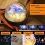 Star Night Light for Kids, Universe Night Light Projection Lamp, Romantic Star Sea Birthday New Projector lamp for Bedroom - 6 Sets of Film