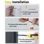 LMS 2 Pack LED Semi Cylinder Up and Down Lights Outdoor Wall Lights 3000k 14W 1120lm, Modern Aluminum Waterproof Outdoor Wall Sconce Wall Mount, Black LMS-WL10 LMS 2 Pack LED Semi Cylinder Up and Down Lights Outdoor Wall Lights 3000k 14W 1120lm, Modern Aluminum Waterproof Outdoor Wall Sconce Wall Mount, Black LMS-WL10