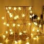 ANJAYLIA Star String Lights for Bedroom 20Ft 40LED with Remote, Waterproof 8 Modes Battery Powered Warm White Fairy Lights for Christmas Birthday Wedding Indoor