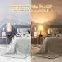 Set of 2 Touch Control 3-Way Dimmable Table Lamp with 2 USB Ports Modern Nightstand Lamp with AC Outlet Bedside Lamps with Fabric Shade Desk Lamp for Living Room Bedroom Hotel, Cream, Bulbs Included