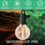 ZOTOYI 100Ft Outdoor Patio String Lights G40 Globe Lights with 50+2Pcs LED Bulbs, Waterproof IP65 Hanging Lights for Bistro, Backyard, Gazebo, Party, Wedding, 2700K Warm White, E12 Sockets