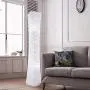 LEONC Design 65 Creative LED Floor Lamp, Softlighting Minimalist Modern Contemporary with Fabric Shade & 2 Bulbs Floor Lamps for Living Room Bedroom Warm Atmosphere(Tyvek Dupont 10 x 10 x 65 inch)