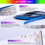 16.4 ft RGB LED Strip Lights - 300 LEDs Waterproof Color Changing Light Strips for Bedroom - Remote Control