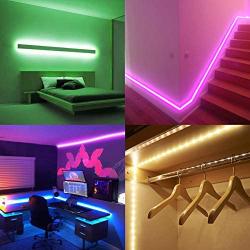 Daybetter Led Strip Lights 16.4ft Waterproof Color Changing Led Lights with Remote Controller