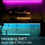 Phopollo LED Strip Lights, 50ft 5050 Flexible LED Lights with 44 Key IR Remote Controller and 12V Power Supply for Bedroom