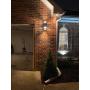 Kulmeo Outdoor Wall Lamp Modern Look LED Wall Light Fixture Wall Lantern Wall Sconce (2 Pack)