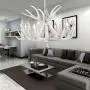 NIUYAO Retro Farmhouse Candle Style Resin Deer Antler White Chandeliers Faux Antler Fixture 4 Light Matching Chain Creative Pendant Light for Living Room Restaurant Bar Cafe Dining Rooms 494843 NIUYAO Retro Farmhouse Candle Style Resin Deer Antler White Chandeliers Faux Antler Fixture 4 Light Matching Chain Creative Pendant Light for Living Room Restaurant Bar Cafe Dining Rooms 494843