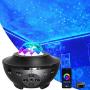 MJDUO Star Night Light Projector Ocean Wave Projector with WiFi Smart App Control Night Light Sky Projector Bluetooth Speaker for Bedroom Game Rooms Party