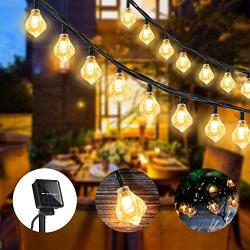 KKAAyueqin Diamond Solar String Lights, 6M/19.7FT, 30 Lights, Forever Love, Romantic Wedding Christmas Birthday Holiday Room Courtyard Decorative LED Lights, Warm White