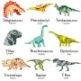 Dinosaur Wall Decals for Boys Girls Room, Glow In The Dark Stickers, Large Removable Vinyl Decor for Bedroom, Living Room, Classroom -Cool Light Art, Kids Birthday Christmas Gift ,Toddlers and Teens .