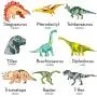 Dinosaur Wall Decals for Boys Girls Room, Glow In The Dark Stickers, Large Removable Vinyl Decor for Bedroom, Living Room, Classroom -Cool Light Art, Kids Birthday Christmas Gift ,Toddlers and Teens .