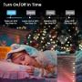 32.8FT LED Strip Lights,SOLMORE Bluetooth RGB LED Strips Music Sync Color Changing LED Light Strips 24-Key Remote DIY RGB LED Strips App Controlled Rope Lights for Bedroom Ceiling Hallowen Decoration