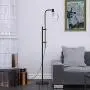Henn&Hart FL0117 Modern Industrial Height-Adjustable Floor Lamp for Living Room, Bedroom, Office, Black Henn&Hart FL0117 Modern Industrial Height-Adjustable Floor Lamp for Living Room, Bedroom, Office, Black