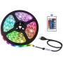 USB LED Strip Lights with Remote Control and 5050 RGB,6.56FT/2M, Flexible Color,USB 5V Power Supply,DIY.