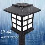 Borite Solar Pathway Lights Outdoor LED Solar Garden Lights Solar Lights Outdoor Waterproof for Path,Yard,Lawn,Landscape,Walkway,Driveway(12 Pack）