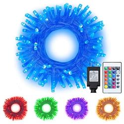 Ollny Led String Lights 200 LED 66ft Fairy Twinkle Christmas Tree Lights 16 Color Changing with Remote Control Timer Plug in for Bedroom Indoor Outdoor Home Wedding Party Decorations Waterproof