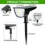 WAKYME 32 LED Solar Landscape Spotlight, 2-in-1 Solar Wall Light IP67 Waterproof Solar Spot Lights Outdoor for Yard Garden Porch Walkway Driveway Pool Patio Cool White 2 Pack WAKYME 32 LED Solar Landscape Spotlight, 2-in-1 Solar Wall Light IP67 Waterproof Solar Spot Lights Outdoor for Yard Garden Porch Walkway Driveway Pool Patio Cool White 2 Pack