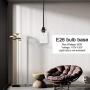 MELUCEE 1-Light Glass Pendant Light Industrial Edison Style Oil Rubbed Bronze Finish, Kitchen Island Lighting Hanging Lamp for Dining Room Sink Bedroom