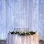 Ankway Solar String Lights White 200 LED 3-Strand Copper Wire Solar Fairy Lights 8 Modes 72 ft Solar Powered String Lights Waterproof IP65 LED Twinkle Lights Outdoor Patio Garden Tree Indoor Party