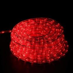 Ainfox LED Rope Light, 50Ft 540 LEDs LED Strip Lights Indoor Outdoor Waterproof Decorative Lighting (red)