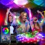 Ninge LED Strip Lights 32.8ft(10m) Built-in Mic Music Sync Color Changing Led Light Strip,Bluetooth App Control LED Tape Lights,LED Lights for Bedroom TV Party Home Decor