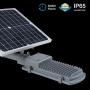 Gebosun LED 60W Solar Flood Outdoor Street Lights,IP65 Waterproof Dusk to Dawn Security Area Light 6000 Lumen 6000K for Yard, Garden, Warehouse, Swimming Pool, Pathway, Basketball Court.