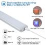 LITAKE 82 LED Under Cabinet Lighting Rechargeable,Wireless Motion Activated LED Closet Light with Remote,Dimmable Under Cabinet Lights,Stick-on Anywhere LED Light for Bedroom Kitchen Hallway