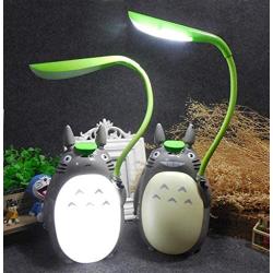 Qianyuyu Totoro Night Lamp My Neighbour LED Totoro Night Light Table Reading Light, Energy-Saving Eye Protection, for Kids Gifts Best Gifts, 2 Pieces