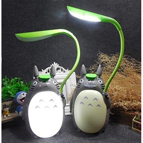 Qianyuyu Totoro Night Lamp My Neighbour LED Totoro Night Light Table Reading Light, Energy-Saving Eye Protection, for Kids Gifts Best Gifts, 2 Pieces